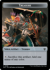 Gold // Treasure Double-Sided Token [Murders at Karlov Manor Commander Tokens] | Good Games North