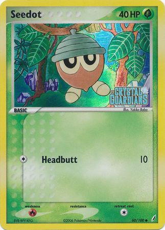 Seedot (60/100) (Stamped) [EX: Crystal Guardians] | Good Games North