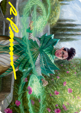 Kianne, Dean of Substance Art Card (Gold-Stamped Signature) [Strixhaven: School of Mages Art Series] | Good Games North