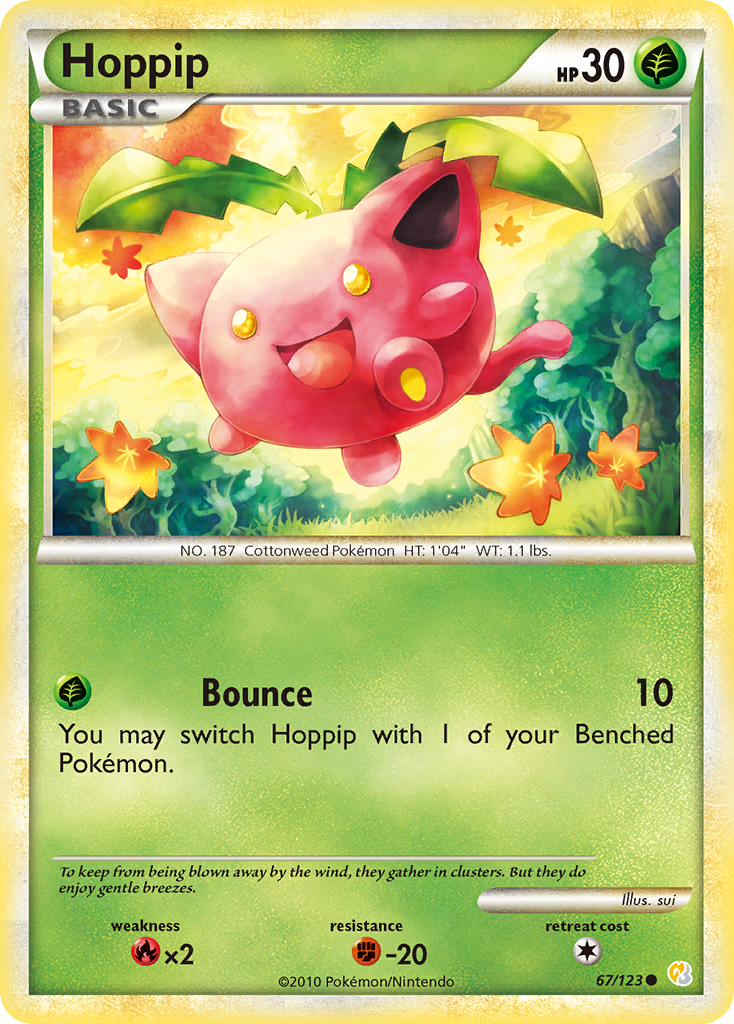 Hoppip (67/123) [HeartGold & SoulSilver: Base Set] | Good Games North