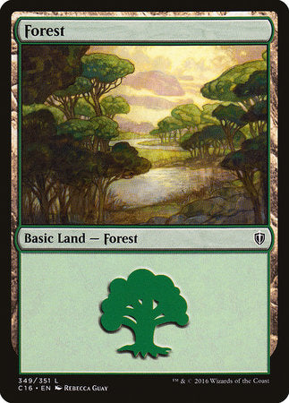 Forest (349) [Commander 2016] | Good Games North