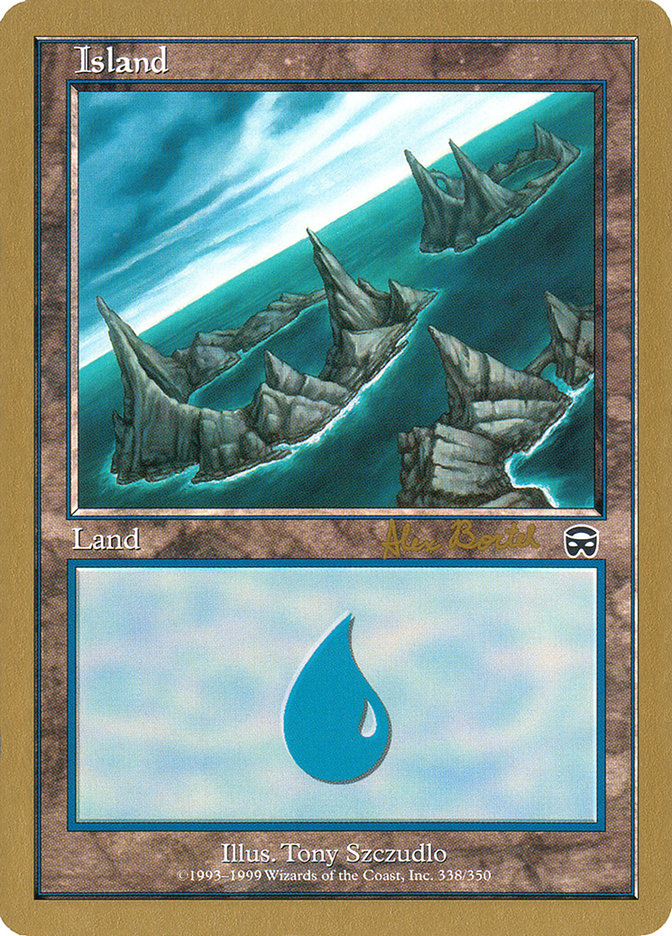 Island (ab338a) (Alex Borteh) [World Championship Decks 2001] | Good Games North