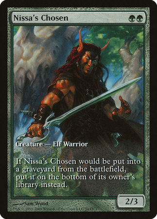 Nissa's Chosen [Zendikar Promos] | Good Games North