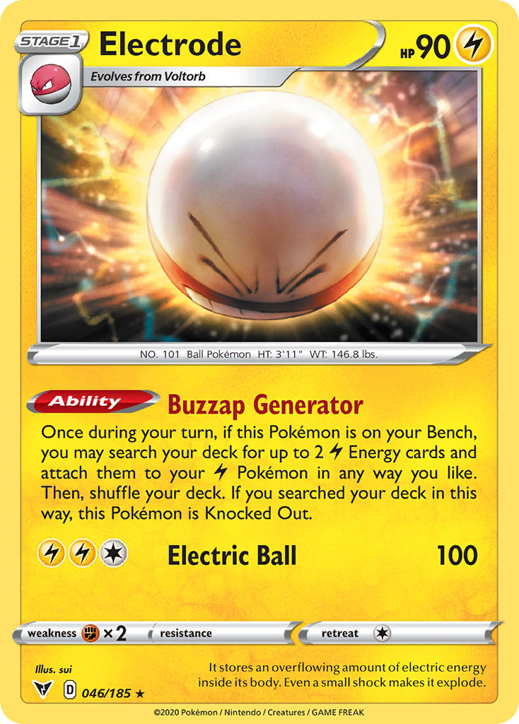 Electrode (046/185) [Sword & Shield: Vivid Voltage] | Good Games North