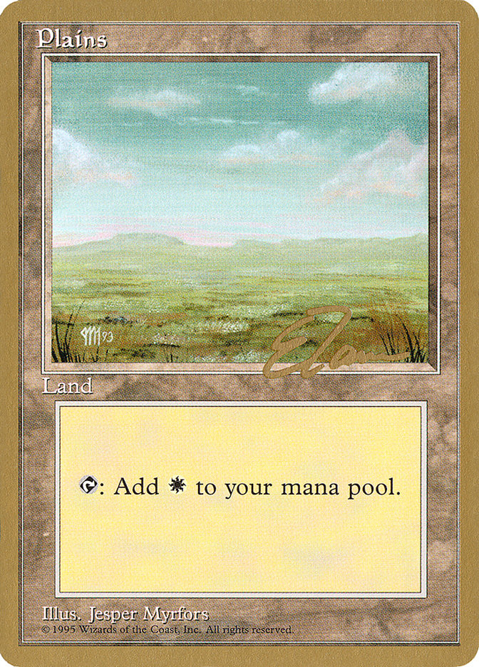Plains (et364) (Eric Tam) [Pro Tour Collector Set] | Good Games North