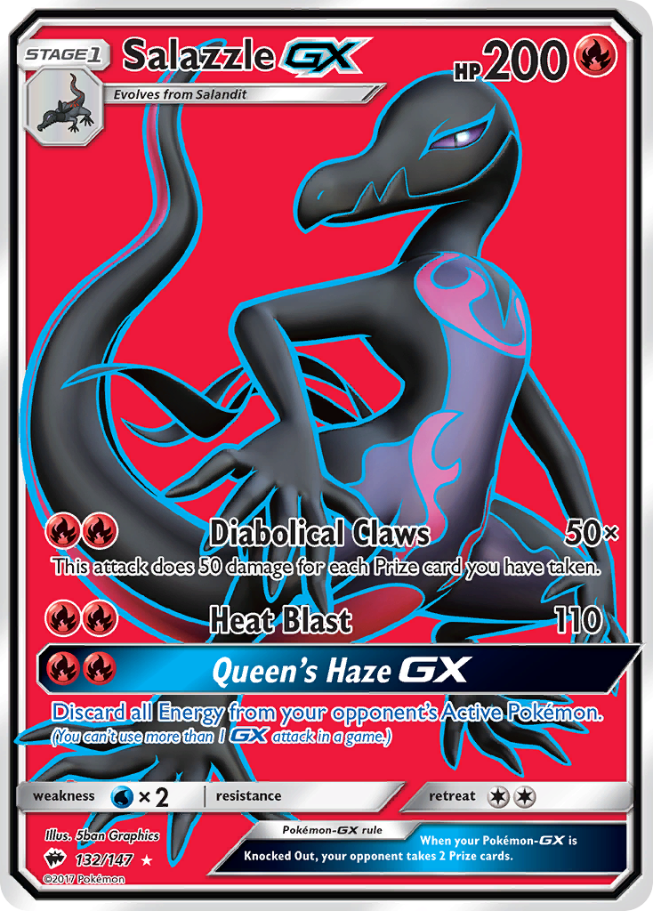 Salazzle GX (132/147) [Sun & Moon: Burning Shadows] | Good Games North