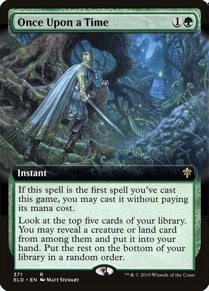 Once Upon a Time (Extended Art) [Throne of Eldraine] | Good Games North