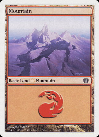 Mountain (344) [Eighth Edition] | Good Games North