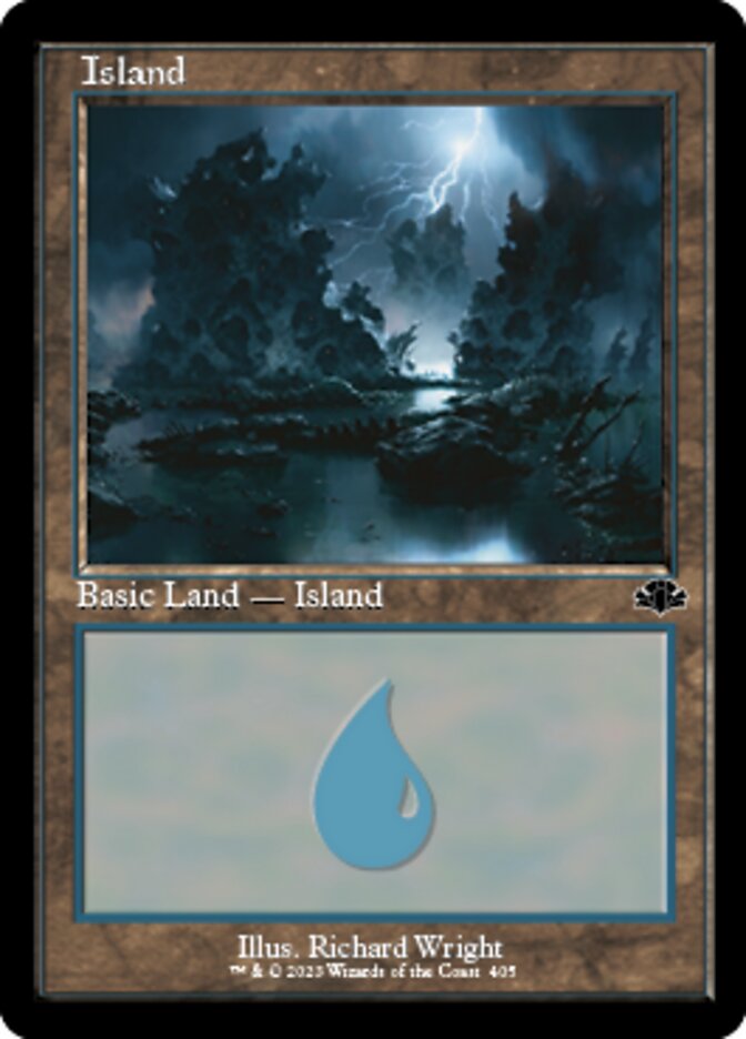 Island (405) (Retro) [Dominaria Remastered] | Good Games North