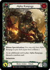 Alpha Rampage [U-WTR006] (Welcome to Rathe Unlimited)  Unlimited Rainbow Foil | Good Games North