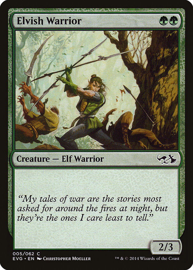 Elvish Warrior (Elves vs. Goblins) [Duel Decks Anthology] | Good Games North