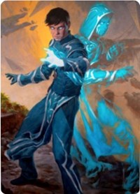 Jace, Mirror Mage 1 Art Card [Zendikar Rising Art Series] | Good Games North
