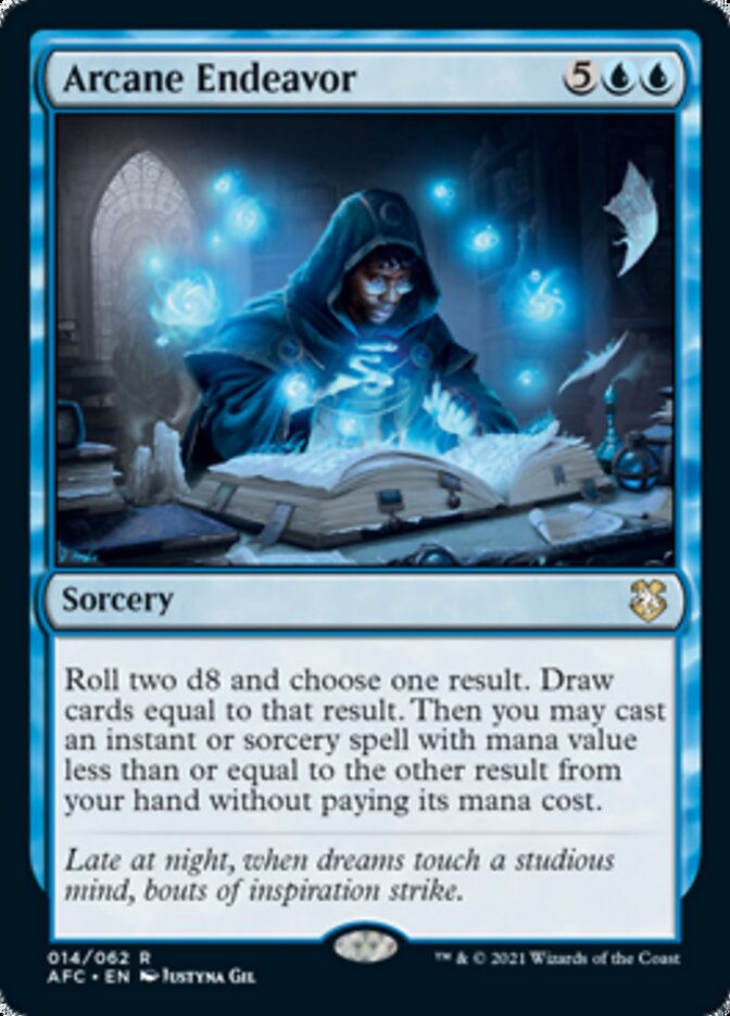 Arcane Endeavor [Dungeons & Dragons: Adventures in the Forgotten Realms Commander] | Good Games North