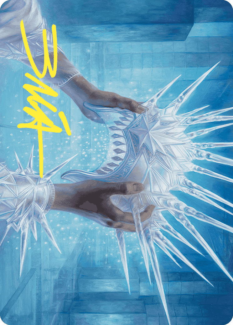 Hylda's Crown of Winter Art Card (Gold-Stamped Signature) [Wilds of Eldraine Art Series] | Good Games North