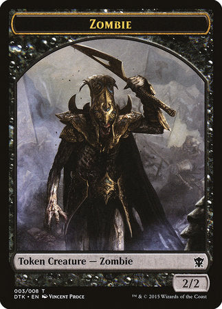 Zombie Token [Dragons of Tarkir Tokens] | Good Games North