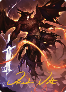 Balor Art Card (Gold-Stamped Signature) [Commander Legends: Battle for Baldur's Gate Art Series] | Good Games North