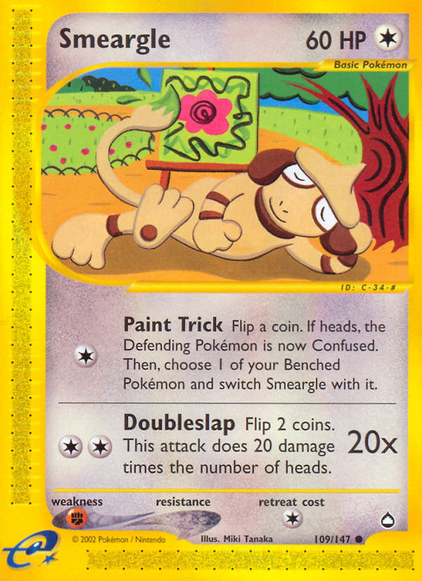 Smeargle (109/147) [Aquapolis] | Good Games North