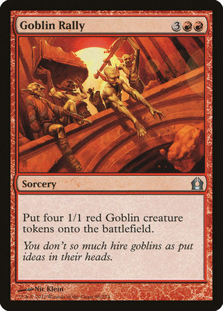Goblin Rally [Return to Ravnica] | Good Games North