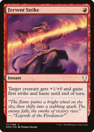 Fervent Strike [Dominaria] | Good Games North