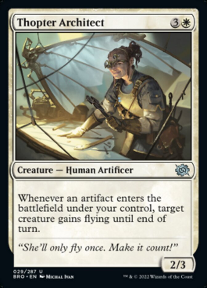 Thopter Architect [The Brothers' War] | Good Games North