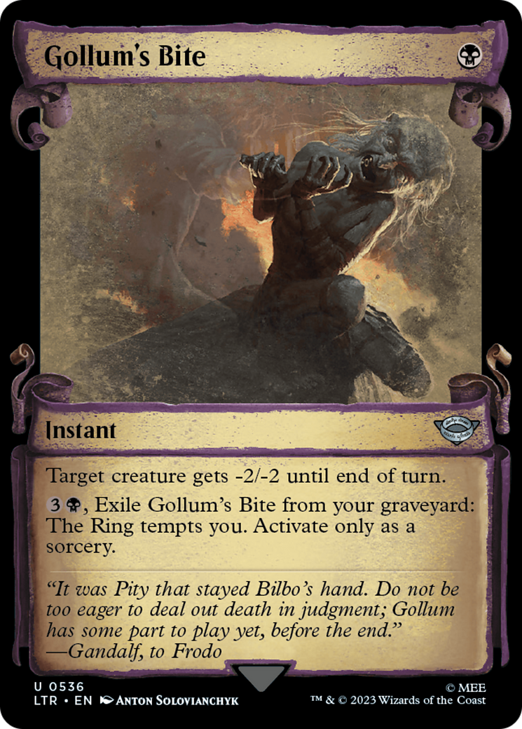 Gollum's Bite [The Lord of the Rings: Tales of Middle-Earth Showcase Scrolls] | Good Games North