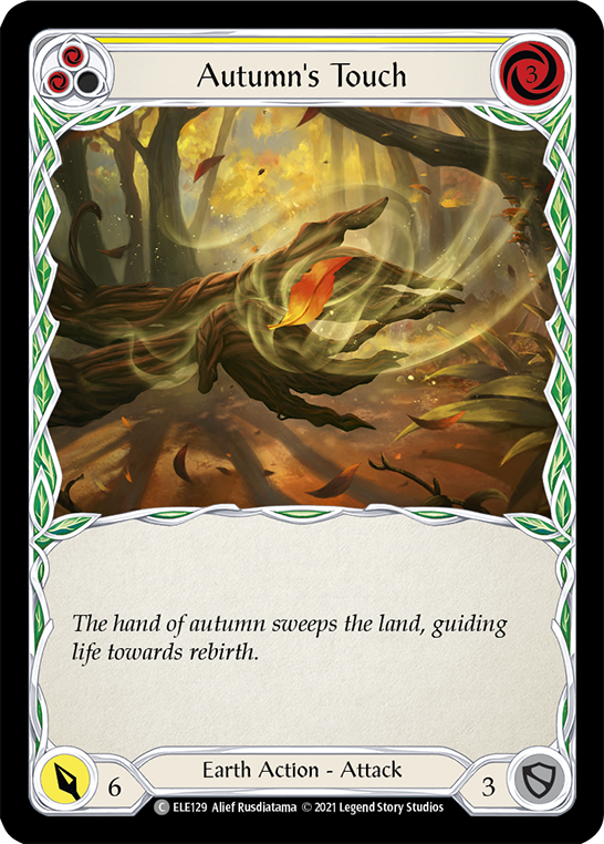 Autumn's Touch (Yellow) [ELE129] (Tales of Aria)  1st Edition Normal | Good Games North