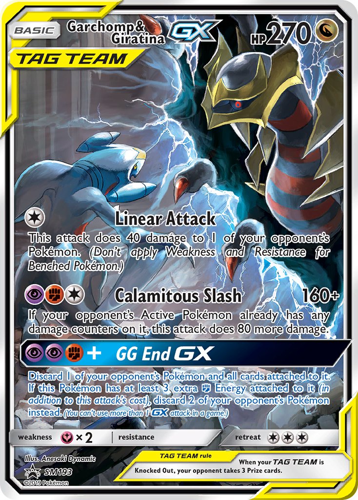 Garchomp & Giratina GX (SM193) [Sun & Moon: Black Star Promos] | Good Games North