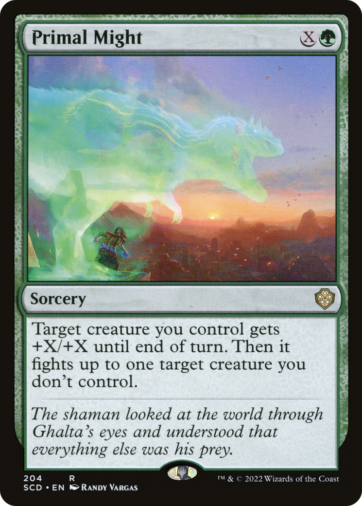 Primal Might [Starter Commander Decks] | Good Games North