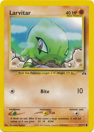 Larvitar (57/75) [Neo Discovery Unlimited] | Good Games North