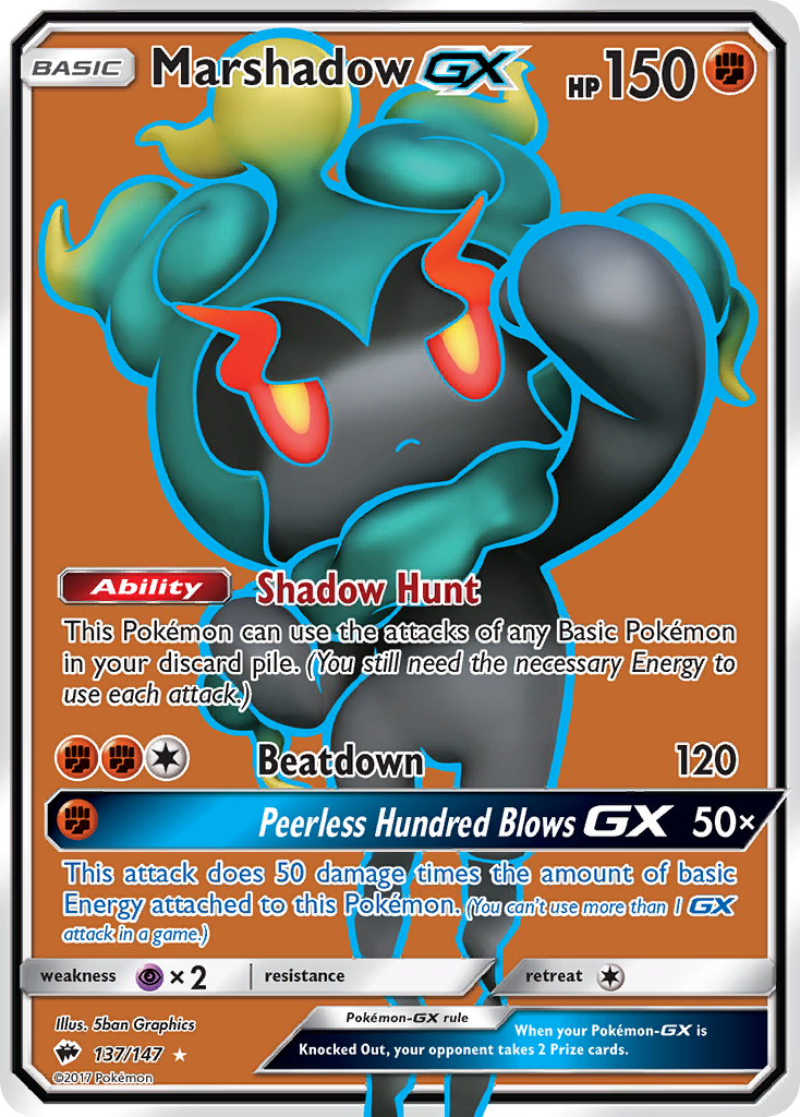 Marshadow GX (137/147) [Sun & Moon: Burning Shadows] | Good Games North
