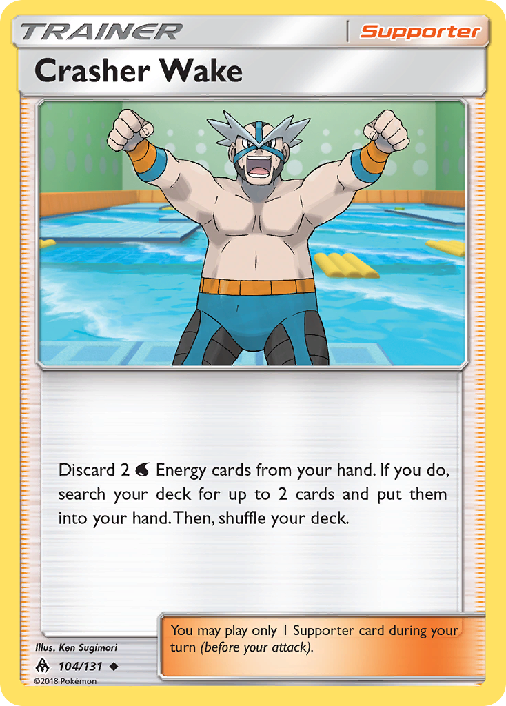 Crasher Wake (104/131) [Sun & Moon: Forbidden Light] | Good Games North