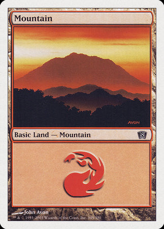 Mountain (345) [Eighth Edition] | Good Games North