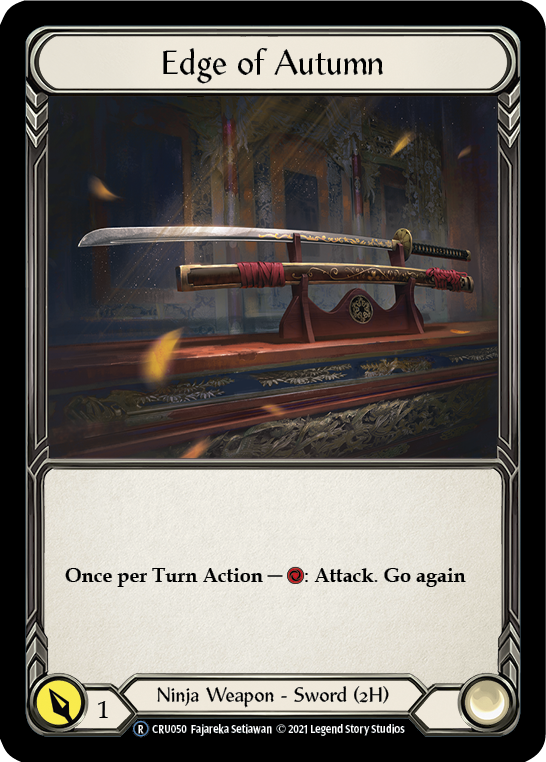 Edge of Autumn [U-CRU050-RF] Unlimited Rainbow Foil | Good Games North