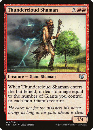 Thundercloud Shaman [Commander 2015] | Good Games North