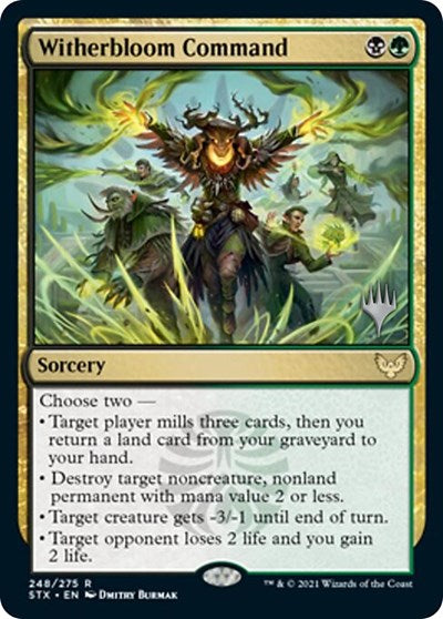 Witherbloom Command (Promo Pack) [Strixhaven: School of Mages Promos] | Good Games North