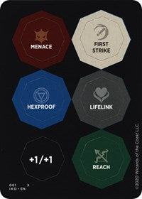 Punch Card Token (001 // 002) - Thick Stock [Ikoria: Lair of Behemoths Tokens] | Good Games North