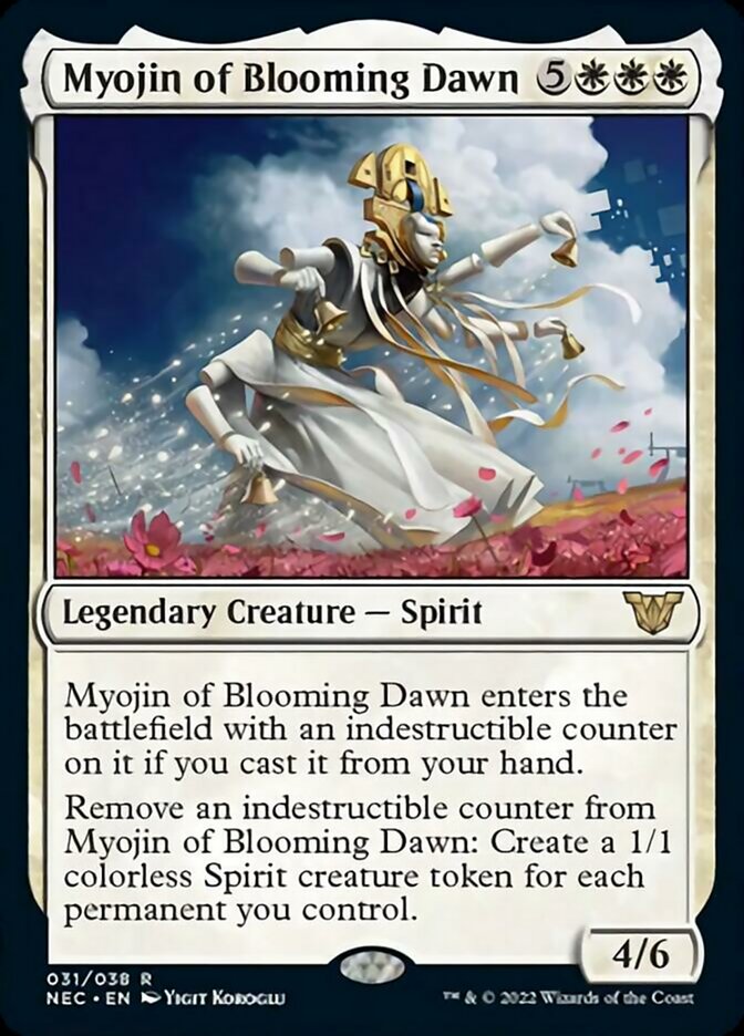 Myojin of Blooming Dawn [Kamigawa: Neon Dynasty Commander] | Good Games North