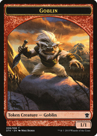 Goblin Token [Dragons of Tarkir Tokens] | Good Games North