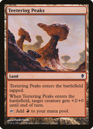 Teetering Peaks [Zendikar] | Good Games North