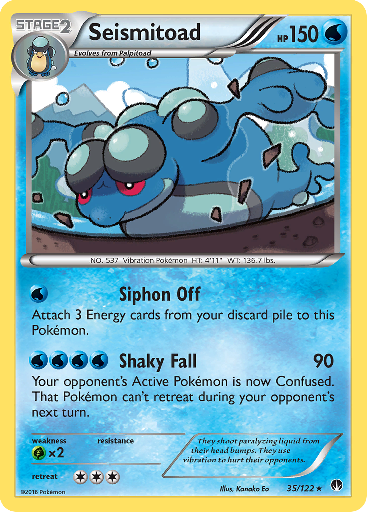 Seismitoad (35/122) [XY: BREAKpoint] | Good Games North
