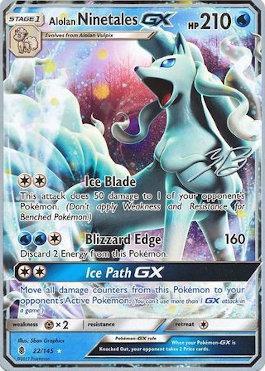 Alolan Ninetales GX (22/145) (Ice Path FTW - Zachary Bokhari) [World Championships 2017] | Good Games North