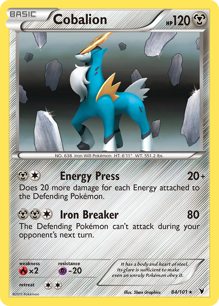 Cobalion (84/101) [Black & White: Noble Victories] | Good Games North