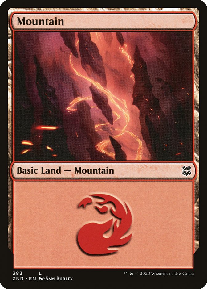 Mountain (383) [Zendikar Rising] | Good Games North