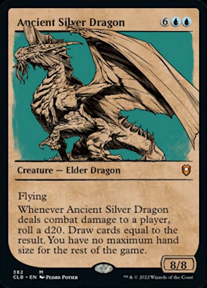 Ancient Silver Dragon (Showcase) [Commander Legends: Battle for Baldur's Gate] | Good Games North