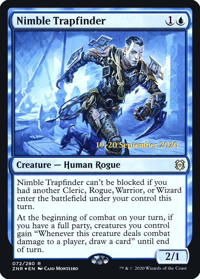 Nimble Trapfinder  [Zendikar Rising Prerelease Promos] | Good Games North