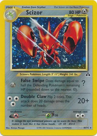 Scizor (10/75) [Neo Discovery Unlimited] | Good Games North