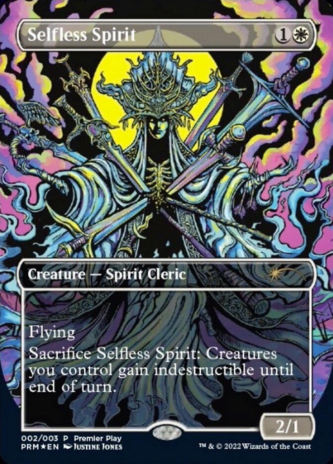 Selfless Spirit (Borderless Alternate-Art) [Regional Championship Qualifiers 2022] | Good Games North