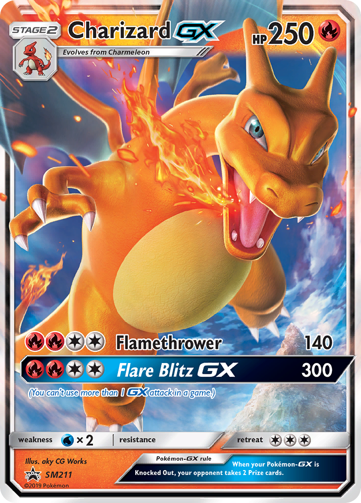 Charizard GX (SM211) [Sun & Moon: Black Star Promos] | Good Games North
