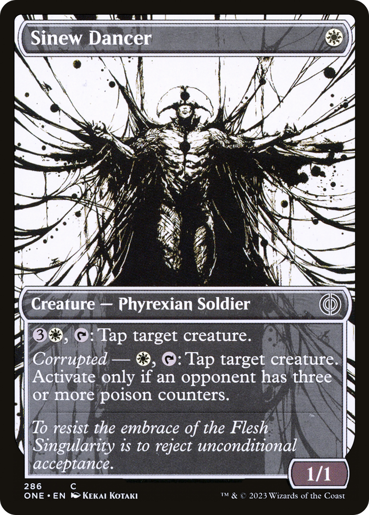 Sinew Dancer (Showcase Ichor) [Phyrexia: All Will Be One] | Good Games North