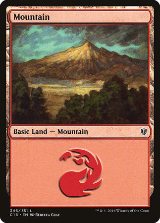 Mountain (346) [Commander 2016] | Good Games North